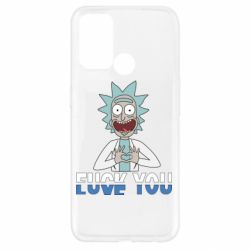 Чехол для Oppo A52/A72/A92 Rick fuck you - PrintSalon