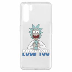 Чехол для Oppo A91/Reno3 Rick fuck you - PrintSalon