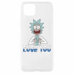 Чехол для Oppo A92s Rick fuck you - PrintSalon