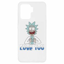 Чехол для Oppo Reno 5 Lite Rick fuck you - PrintSalon