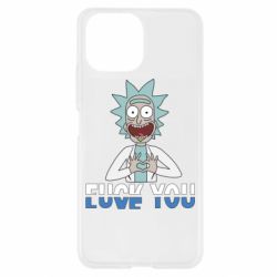 Чехол для Xiaomi Mi11 Lite Rick fuck you - PrintSalon