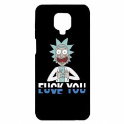 Чехол для Xiaomi Redmi Note 9S/9Pro/9Pro Max Rick fuck you - PrintSalon