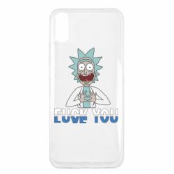 Чехол для Xiaomi Redmi 9a Rick fuck you - PrintSalon