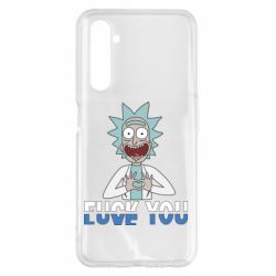 Чехол для Realme 6 Pro Rick fuck you - PrintSalon