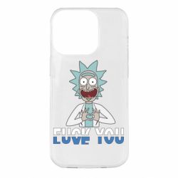 Чехол для iPhone 14 Pro Rick fuck you - PrintSalon