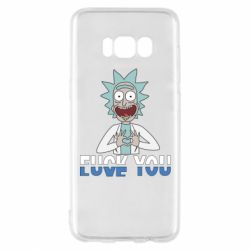 Чехол для Samsung S8 Rick fuck you - PrintSalon