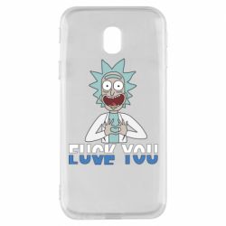 Чехол для Samsung J3 2017 Rick fuck you - PrintSalon