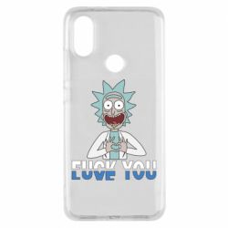 Чехол для Xiaomi Mi A2 Rick fuck you - PrintSalon