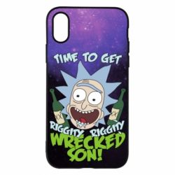 Чохол для iPhone X/Xs Rick with bottles - PrintSalon