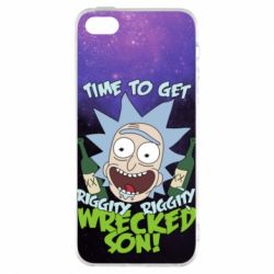 Чохол для iphone 5/5S/SE Rick with bottles - PrintSalon