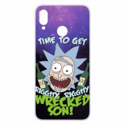 Чохол для Huawei P Smart Plus 2018 Rick with bottles - PrintSalon