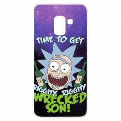 Чохол для Samsung A8 2018 Rick with bottles - PrintSalon
