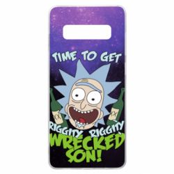 Чохол для Samsung S10+ Rick with bottles - PrintSalon