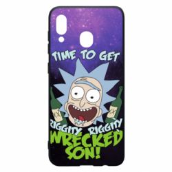 Чохол для Samsung A20 Rick with bottles - PrintSalon