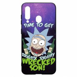 Чохол для Samsung A60 Rick with bottles - PrintSalon