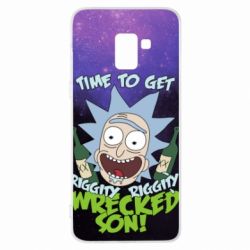 Чохол для Samsung A8+ 2018 Rick with bottles - PrintSalon