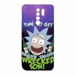Чохол для Xiaomi Redmi 9 Rick with bottles - PrintSalon