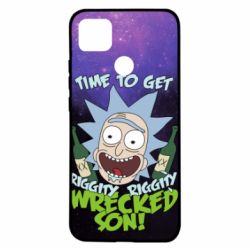 Чохол для Xiaomi Redmi 9c Rick with bottles - PrintSalon