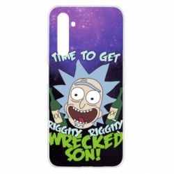 Чохол для Realme 6 Rick with bottles - PrintSalon