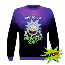 Дитячий 3D світшот Rick with bottles - PrintSalon