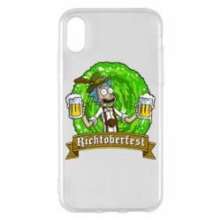 Чехол для iPhone X/Xs Ricktoberfest - PrintSalon