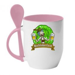 Чашка с ложкой Ricktoberfest - PrintSalon