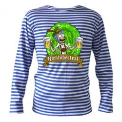 Тельняшка с длинным рукавом Ricktoberfest - PrintSalon
