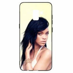 Чехол для Samsung A8+ 2018 Rihanna in a swimsuit - PrintSalon