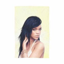 Полотенце с принтом Rihanna in a swimsuit - PrintSalon