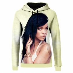 Жіноче 3D худі Rihanna in a swimsuit-PrintSalon Жіноче 3D худі Rihanna in a swimsuit