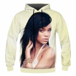 Мужское 3D худи Rihanna in a swimsuit - PrintSalon