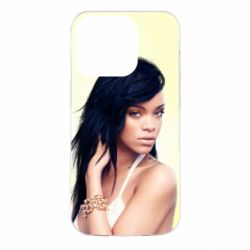 Чехол для iPhone 14 Pro Rihanna in a swimsuit - PrintSalon
