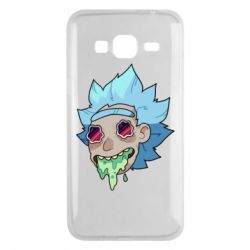 Чехол для Samsung J3 2016 Рик и Морти арт дорисовка - PrintSalon