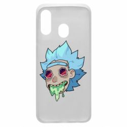 Чехол для Samsung A40 Рик и Морти арт дорисовка - PrintSalon