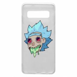 Чехол для Samsung S10 Рик и Морти арт дорисовка - PrintSalon