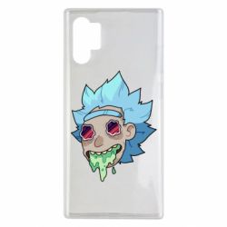 Чехол для Samsung Note 10 Plus Рик и Морти арт дорисовка