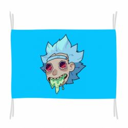 Флаг Рик и Морти арт дорисовка - PrintSalon