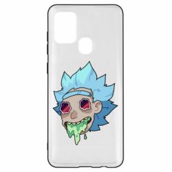 Чехол для Samsung A21s Рик и Морти арт дорисовка - PrintSalon
