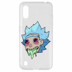 Чехол для Samsung A01/M01 Рик и Морти арт дорисовка