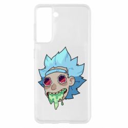 Чехол для Samsung S21 Рик и Морти арт дорисовка - PrintSalon