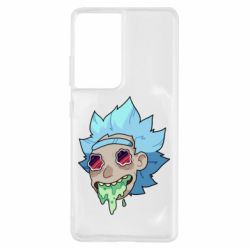 Чехол для Samsung S21 Ultra Рик и Морти арт дорисовка - PrintSalon