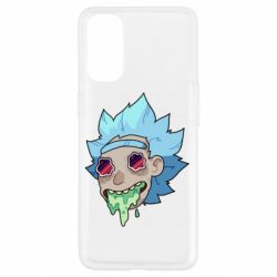 Чехол для Oppo Reno 4 Рик и Морти арт дорисовка - PrintSalon