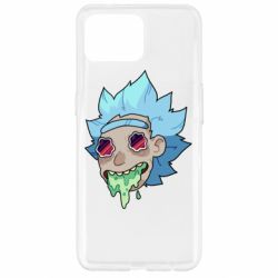 Чехол для Oppo Reno 4 Lite Рик и Морти арт дорисовка - PrintSalon