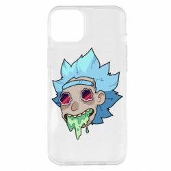 Чехол для iPhone 14 Plus Рик и Морти арт дорисовка - PrintSalon