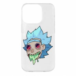 Чехол для iPhone 14 Pro Рик и Морти арт дорисовка - PrintSalon