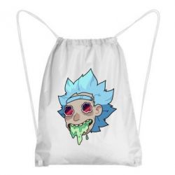 Рюкзак-мешок Рик и Морти арт дорисовка - PrintSalon