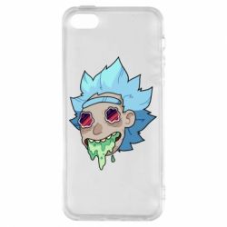 Чехол для iPhone5/5S/SE Рик и Морти арт дорисовка - PrintSalon
