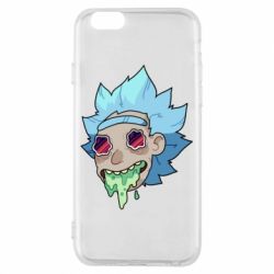 Чехол для iPhone 6/6S Рик и Морти арт дорисовка - PrintSalon