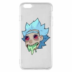 Чехол для iPhone 6 Plus/6S Plus Рик и Морти арт дорисовка - PrintSalon