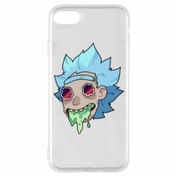 Чехол для iPhone 8 Рик и Морти арт дорисовка - PrintSalon